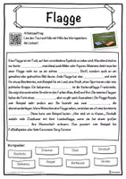 Vorschau - Unterrichtsreihen - Flagge Lückentext mit Wortspeicher Hörverstehen und Suchsel - Seite 1