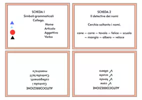 anteprima - Esercizi - Grammatica 20 Carte autocorrettive - Pagina 1