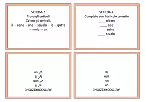 anteprima - Esercizi - Grammatica 20 Carte autocorrettive - Pagina 2