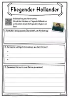 Vorschau - Unterrichtsreihen - Fliegender Holländer Lückentext mit Wortspeicher Hörverstehen und Suchsel - Seite 3