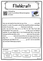 Vorschau - Unterrichtsreihen - Fliehkraft Lückentext mit Wortspeicher Hörverstehen und Suchsel - Seite 1