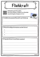 Vorschau - Unterrichtsreihen - Fliehkraft Lückentext mit Wortspeicher Hörverstehen und Suchsel - Seite 3