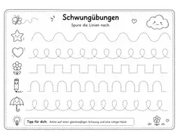Vorschau - Arbeitsblätter - Schulstart-Miniheft – Feinmotorik, Buchstaben, Zahlen, Muster & erstes Rechnen - Seite 2