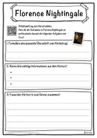 Vorschau - Unterrichtsreihen - Florence Nightingale Lückentext mit Wortspeicher Hörverstehen und Suchsel - Seite 3