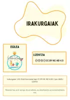 Vista previa - Hojas de trabajo - Irakurgaiak Lehen Hezkuntza 2.zikloa: 3.maila eta 4.maila - página 1