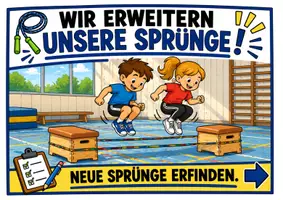 Vorschau - Präsentationen/Tafelbilder - Themenleine Examensstunde Sport - Gummitwist - Seite 3