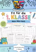 Vorschau - Arbeitsblätter - Schulstart-Miniheft – Feinmotorik, Buchstaben, Zahlen, Muster & erstes Rechnen - Deckblatt