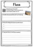 Vorschau - Unterrichtsreihen - Fluss Lückentext mit Wortspeicher Hörverstehen und Suchsel - Seite 3
