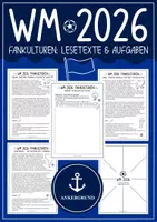 Vorschau - Stundenentwürfe - WM 2026: Verschiedene Fankulturen auf der Welt: Lesetexte & kreativ Aufgaben - Deckblatt