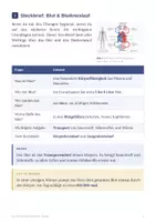 Vorschau - Arbeitsblätter - Blut und Blutkreislauf – Arbeitsheft Biologie 7 - Seite 2