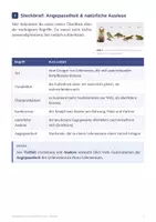 Vorschau - Arbeitsblätter - Evolution Klasse 7 - Angepasstheit und Auslese - Seite 2
