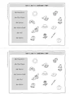 Vorschau - Arbeitsblätter - Sommerferien Lesen Klasse 1 – Mini-Heft & Arbeitsblätter | Lesen & Malen (Kl. 1–2) mit Silbengliederung - Seite 3