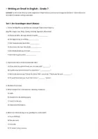 Vorschau - Arbeitsblätter - Englische E‑Mails Aufbau und Übungen - Deckblatt