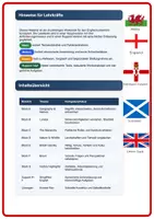Vorschau - Arbeitsblätter - UNITED KINGDOM - UK - Vierfach differenziert inkl. Extramaterial Förderbedarf - Seite 1