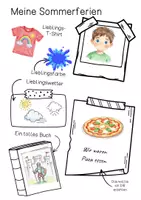 Vorschau - Arbeitsblätter - Sommerferien / Schulanfang /Portfolio / Kita / Grundschule / Kindergarten - Seite 1