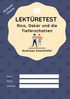 Vorschau - Arbeitsblätter - Lektüretest zu "Rico, Oskar und die Tieferschatten" von Andreas Steinhöfel - Deckblatt