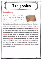 Vorschau - Unterrichtsreihen - Babylonien Lückentext mit Wortspeicher Hörverstehen und Suchsel - Seite 2