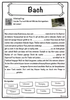 Vorschau - Unterrichtsreihen - Bach Lückentext mit Wortspeicher Hörverstehen und Suchsel - Seite 1