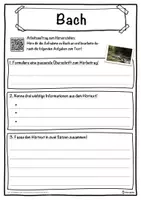 Vorschau - Unterrichtsreihen - Bach Lückentext mit Wortspeicher Hörverstehen und Suchsel - Seite 3