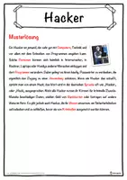 Vorschau - Unterrichtsreihen - Hacker Lückentext mit Wortspeicher Hörverstehen und Suchsel - Seite 2