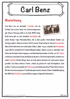 Vorschau - Unterrichtsreihen - Carl Benz Lückentext mit Wortspeicher Hörverstehen und Suchsel - Seite 2