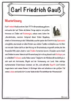 Vorschau - Unterrichtsreihen - Carl Friedrich Gauß Lückentext mit Wortspeicher Hörverstehen und Suchsel - Seite 2