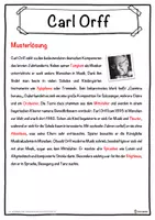 Vorschau - Unterrichtsreihen - Carl Orff Lückentext mit Wortspeicher Hörverstehen und Suchsel - Seite 2