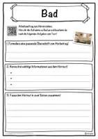 Vorschau - Unterrichtsreihen - Bad Lückentext mit Wortspeicher Hörverstehen und Suchsel - Seite 3