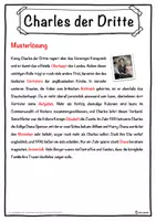 Vorschau - Unterrichtsreihen - Charles der Dritte Lückentext mit Wortspeicher Hörverstehen und Suchsel - Seite 2