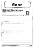Vorschau - Unterrichtsreihen - Chemie Lückentext mit Wortspeicher Hörverstehen und Suchsel - Seite 3