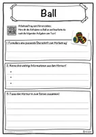 Vorschau - Unterrichtsreihen - Ball Lückentext mit Wortspeicher Hörverstehen und Suchsel - Seite 3