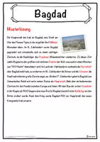 Vorschau - Unterrichtsreihen - Bagdad Lückentext mit Wortspeicher Hörverstehen und Suchsel - Seite 2