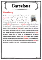 Vorschau - Unterrichtsreihen - Barcelona Lückentext mit Wortspeicher Hörverstehen und Suchsel - Seite 2