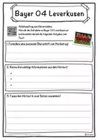 Vorschau - Unterrichtsreihen - Bayer 04 Leverkusen Lückentext mit Wortspeicher Hörverstehen und Suchsel - Seite 3