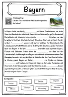 Vorschau - Unterrichtsreihen - Bayern Lückentext mit Wortspeicher Hörverstehen und Suchsel - Seite 1