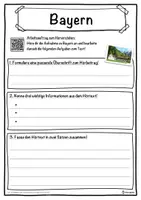 Vorschau - Unterrichtsreihen - Bayern Lückentext mit Wortspeicher Hörverstehen und Suchsel - Seite 3