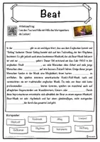 Vorschau - Unterrichtsreihen - Beat Lückentext mit Wortspeicher Hörverstehen und Suchsel - Seite 1