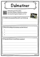 Vorschau - Unterrichtsreihen - Dalmatiner Lückentext mit Wortspeicher Hörverstehen und Suchsel - Seite 3