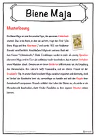 Vorschau - Unterrichtsreihen - Biene Maja Lückentext mit Wortspeicher Hörverstehen und Suchsel - Seite 2