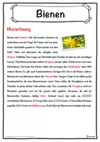 Vorschau - Unterrichtsreihen - Bienen Lückentext mit Wortspeicher Hörverstehen und Suchsel - Seite 2