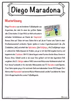 Vorschau - Unterrichtsreihen - Diego Maradona Lückentext mit Wortspeicher Hörverstehen und Suchsel - Seite 2