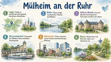 Vorschau - Arbeitsblätter - Arbeitsblätter "Mülheim an der Ruhr" + Lösung & MP3 + Infografik - Seite 3