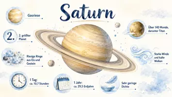 Vorschau - Arbeitsblätter - Arbeitsblatt "Saturn" + Onlineübung & MP3 + Infografik - Seite 2