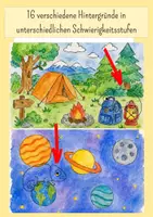 Vorschau - Mal- und Bastelvorlagen - Kunst Grundschule Sommer - Chamäleon verstecken und basteln- Kunst Klasse 2, Kunst Klasse 3 - Seite 1