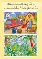 Vorschau - Mal- und Bastelvorlagen - Kunst Grundschule Sommer - Chamäleon verstecken und basteln- Kunst Klasse 2, Kunst Klasse 3 - Seite 2