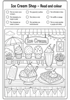 Vorschau - Mal- und Bastelvorlagen - 🌞 Summer – Read and Colour | 20 Arbeitsblätter Englisch (Klasse 5/6) - Seite 2