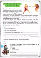 Vorschau - Arbeitsblätter - Gladiatoren und Kolloseum - Stationenarbeit - Seite 1