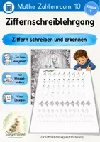 Vorschau - Unterrichtsreihen - Ziffern Schreiblehrgang - Deckblatt