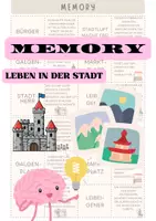 Vorschau - Stationenlernen - Memory - Das Leben in der mittelalterlichen Stadt - Deckblatt