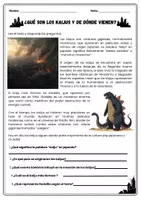 Vista previa - Hojas de trabajo - Dossier de monstruos para ciclo medio y ciclo superior - página 2